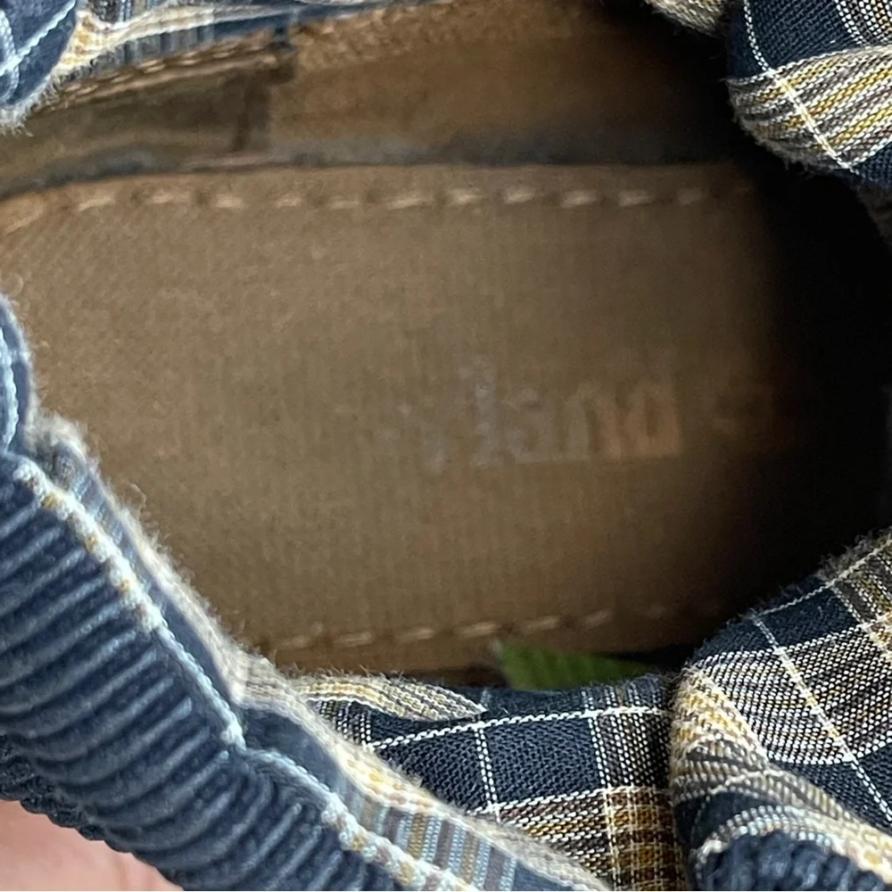 Timberland Wheat and Plaid Nubuck Tan Corduroy Waterproof Winter Boots Size 7